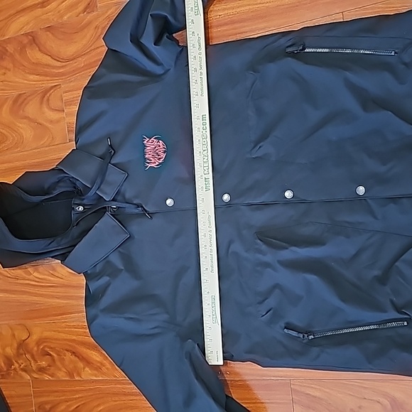 Lurking Class By Sketchy Tank Impale Mens Black Snowboard Jacket Sz XXL EUC - Picture 12 of 15